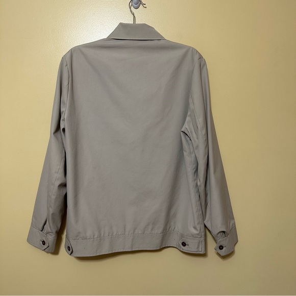 London Fog Harrington Jacket Mens L Neutral Cream - Picture 3 of 7